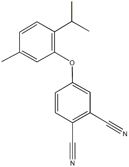 4-(2-isopropyl-5-methylphenoxy)phthalonitrile Structure