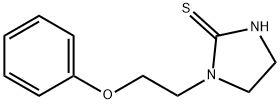 1-(2-phenoxyethyl)-2-imidazolidinethione Structure