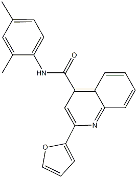 N-(2,4-dimethylphenyl)-2-(2-furyl)-4-quinolinecarboxamide Structure