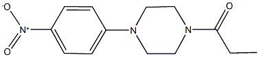 1-{4-nitrophenyl}-4-propionylpiperazine Structure