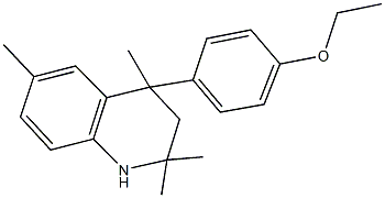 4-(4-ethoxyphenyl)-2,2,4,6-tetramethyl-1,2,3,4-tetrahydroquinoline Structure