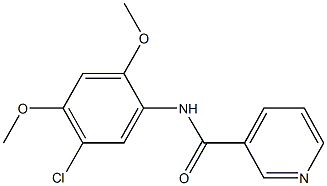 N-(5-chloro-2,4-dimethoxyphenyl)nicotinamide Structure