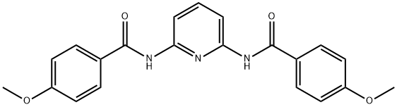 4-methoxy-N-{6-[(4-methoxybenzoyl)amino]-2-pyridinyl}benzamide Structure