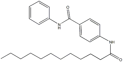 4-(dodecanoylamino)-N-phenylbenzamide Structure