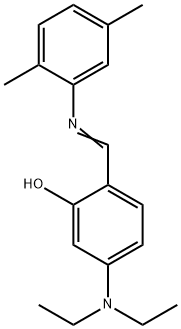 5-(diethylamino)-2-{[(2,5-dimethylphenyl)imino]methyl}phenol 구조식 이미지