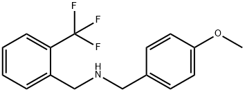 N-(4-methoxybenzyl)[2-(trifluoromethyl)phenyl]methanamine Structure