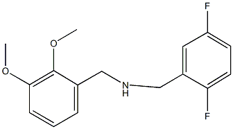 N-(2,5-difluorobenzyl)(2,3-dimethoxyphenyl)methanamine Structure