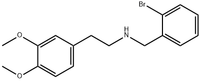 N-(2-bromobenzyl)-2-(3,4-dimethoxyphenyl)ethanamine Structure