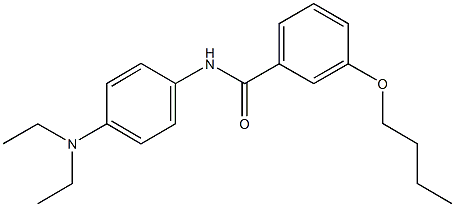 3-butoxy-N-[4-(diethylamino)phenyl]benzamide Structure