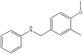 N-(4-methoxy-3-methylbenzyl)aniline Structure