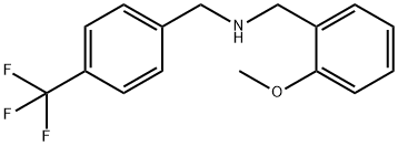 (2-methoxyphenyl)-N-[4-(trifluoromethyl)benzyl]methanamine Structure