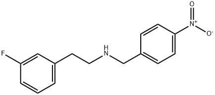 2-(3-fluorophenyl)-N-(4-nitrobenzyl)ethanamine Structure