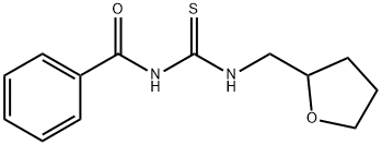 N-benzoyl-N'-(tetrahydro-2-furanylmethyl)thiourea 구조식 이미지