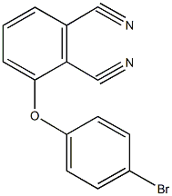 3-(4-bromophenoxy)phthalonitrile 구조식 이미지