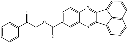 2-oxo-2-phenylethyl acenaphtho[1,2-b]quinoxaline-9-carboxylate 구조식 이미지