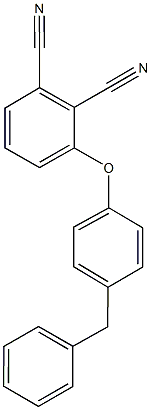 3-(4-benzylphenoxy)phthalonitrile 구조식 이미지