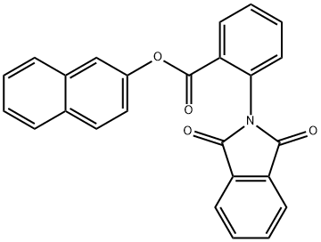 2-naphthyl 2-(1,3-dioxo-1,3-dihydro-2H-isoindol-2-yl)benzoate Structure