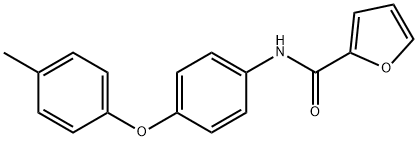 N-[4-(4-methylphenoxy)phenyl]-2-furamide Structure