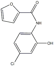 N-(4-chloro-2-hydroxyphenyl)-2-furamide Structure