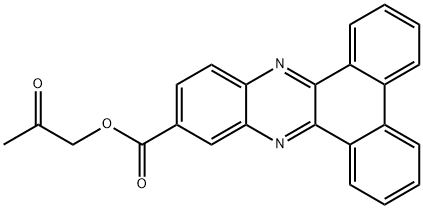 2-oxopropyl dibenzo[a,c]phenazine-11-carboxylate Structure