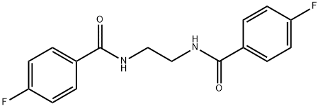 4-fluoro-N-{2-[(4-fluorobenzoyl)amino]ethyl}benzamide 구조식 이미지