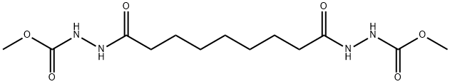 methyl 2-{9-[2-(methoxycarbonyl)hydrazino]-9-oxononanoyl}hydrazinecarboxylate 구조식 이미지