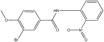 3-bromo-N-{2-nitrophenyl}-4-methoxybenzamide Structure