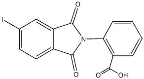 2-(5-iodo-1,3-dioxo-1,3-dihydro-2H-isoindol-2-yl)benzoic acid 구조식 이미지