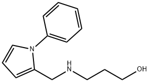 3-{[(1-phenyl-1H-pyrrol-2-yl)methyl]amino}-1-propanol Structure