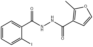 N'-(2-iodobenzoyl)-2-methyl-3-furohydrazide Structure