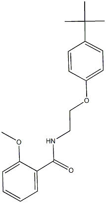 N-[2-(4-tert-butylphenoxy)ethyl]-2-methoxybenzamide Structure