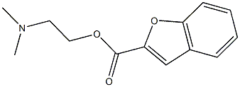 2-(dimethylamino)ethyl 1-benzofuran-2-carboxylate 구조식 이미지