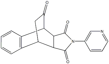 11-(3-pyridinyl)-11-azatetracyclo[6.5.2.0~2,7~.0~9,13~]pentadeca-2,4,6-triene-10,12,14-trione Structure