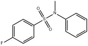 4-fluoro-N-methyl-N-phenylbenzenesulfonamide 구조식 이미지