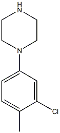 1-(3-chloro-4-methylphenyl)piperazine 구조식 이미지