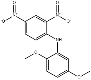 N-(2,5-dimethoxyphenyl)-2,4-dinitroaniline 구조식 이미지