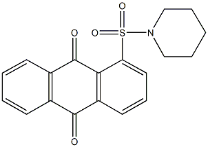 1-(1-piperidinylsulfonyl)anthra-9,10-quinone 구조식 이미지