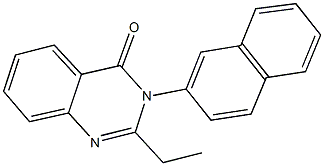 2-ethyl-3-(2-naphthyl)-4(3H)-quinazolinone Structure