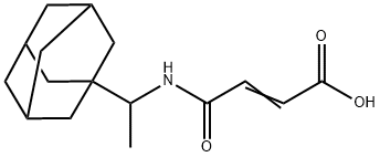 4-{[1-(1-adamantyl)ethyl]amino}-4-oxo-2-butenoic acid Structure