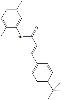 3-(4-tert-butylphenyl)-N-(2,5-dimethylphenyl)acrylamide 구조식 이미지