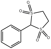 2-phenyl-1,3-dithiolane 1,1,3,3-tetraoxide 구조식 이미지