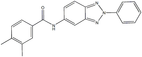 3,4-dimethyl-N-(2-phenyl-2H-1,2,3-benzotriazol-5-yl)benzamide Structure