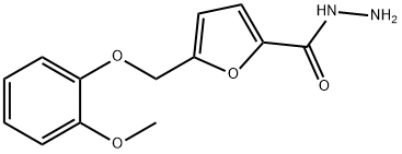 5-[(2-methoxyphenoxy)methyl]-2-furohydrazide 구조식 이미지