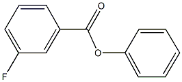 phenyl 3-fluorobenzoate 구조식 이미지