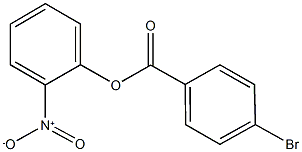 2-nitrophenyl 4-bromobenzoate 구조식 이미지