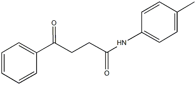 N-(4-methylphenyl)-4-oxo-4-phenylbutanamide Structure