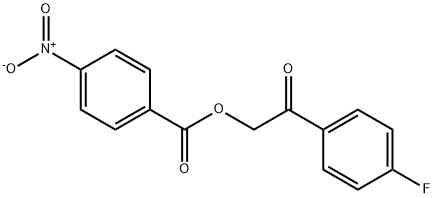 2-(4-fluorophenyl)-2-oxoethyl 4-nitrobenzoate Structure