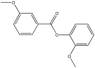 2-methoxyphenyl 3-methoxybenzoate Structure