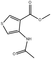 methyl 4-(acetylamino)-3-thiophenecarboxylate Structure