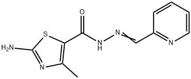 2-amino-4-methyl-N'-(2-pyridinylmethylene)-1,3-thiazole-5-carbohydrazide Structure